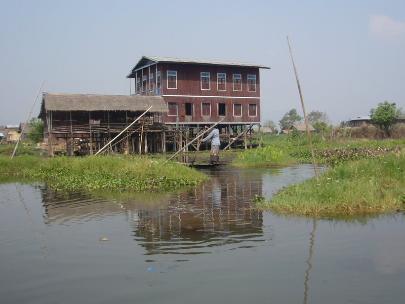 Travel - Myanmar - Inle Lake - Second Boat Trip - Canals